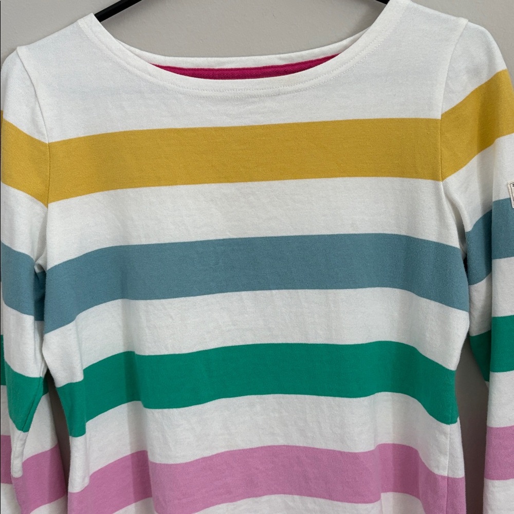 Joules Multicolor Striped Long Sleeve Top - Picture 4 of 10